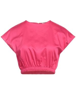 THE MALAMA STUDIO Fuchsia Top Cotton - Pink