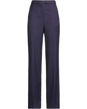 FACE TO FACE STYLE Pants Polyester, Viscose, Elastane - Blue