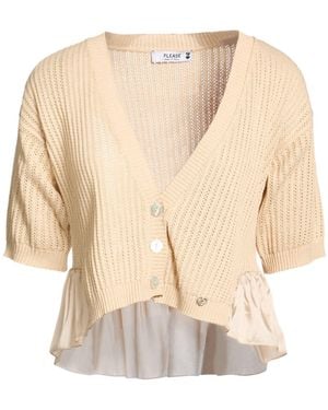 Please Cardigan Cotton, Polyacrylic - Natural