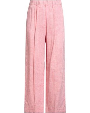 Peserico Trousers Linen - Pink