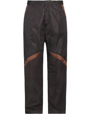 Moncler Charcoal Pants Polyamide, Polyester - Gray