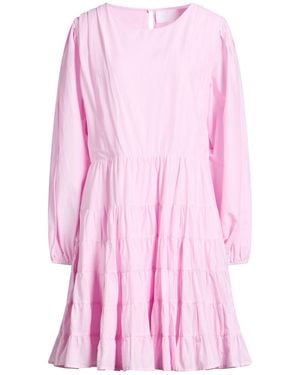 Merlette Mini Dress Pima Cotton - Pink