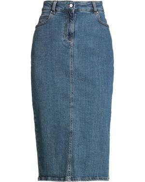 Kiton Denim Skirt Cotton, Elastane - Blue