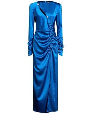 SILENCE LIMITED Maxi Dress Pes, Elastane - Blue