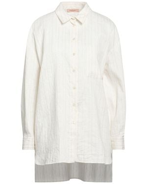 Twinset Shirt Cotton, Linen, Polyamide, Polyester, Viscose - White