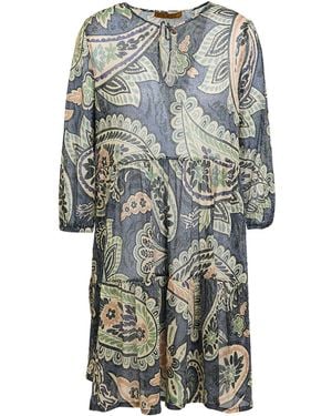 Siyu Mini Dress Polyester, Polyamide - Gray