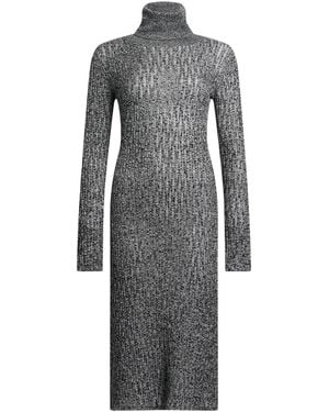 Roberto Collina Midi Dress Merino Wool - Gray