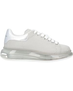 McQueen Sneakers Textile Fibers, Soft Leather - White