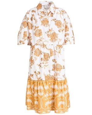 Eleventy Midi Dress Cotton - Metallic