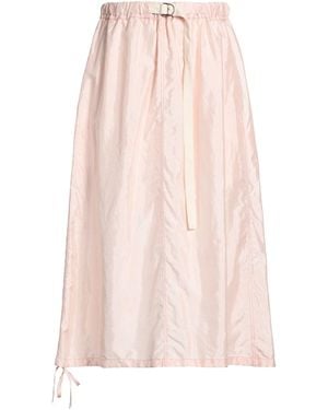 Jil Sander Light Midi Skirt Polyamide, Silk - Pink