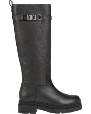 Ferragamo Boot Calfskin - Black