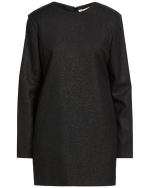 Jucca Mini Dress Viscose, Polyester, Metallic Fiber, Polyamide, Elastane - Black