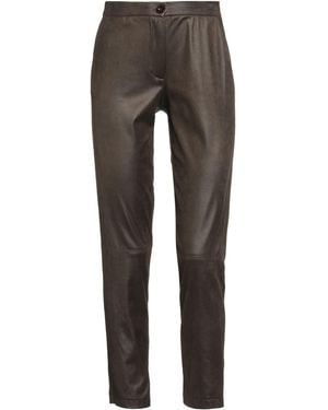 White Wise Pants Polyester, Elastane - Gray