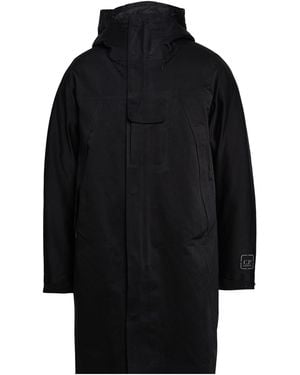 C.P. Company Overcoat & Trench Coat - Black