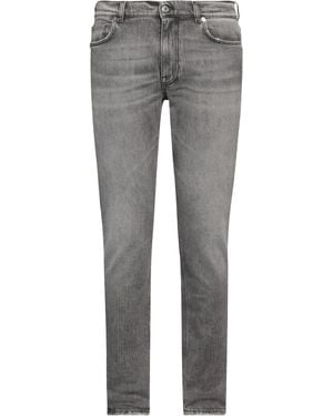 Grifoni Jeans Cotton, Elastane - Grey