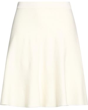 Max Mara Mini Skirt Virgin Wool - Natural