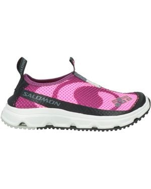 Salomon Mauve Sneakers Textile Fibers - Pink