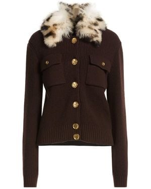 Givenchy Cardigan Wool, Viscose, Cashmere, Polyamide, Elastane - Brown
