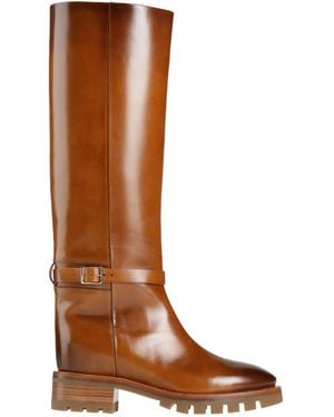 Santoni Boot Leather - Brown