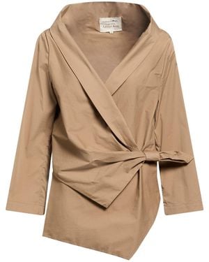 ALESSIA SANTI Blazer Cotton, Polyamide, Elastane - Natural