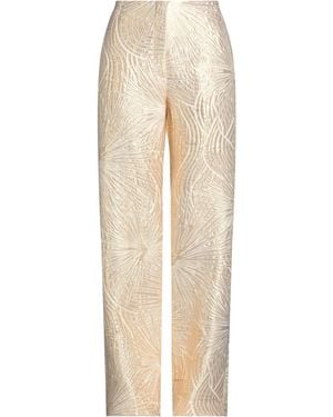 forte_forte Trousers Polyamide, Polyester, Cotton, Metallic Polyester - Natural