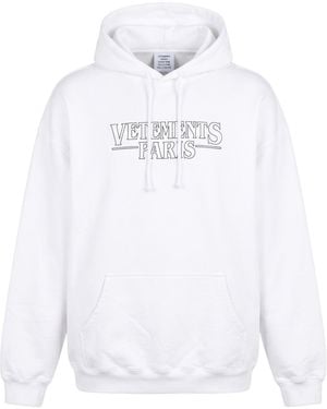 Vetements Sweatshirt Cotton, Polyester - White