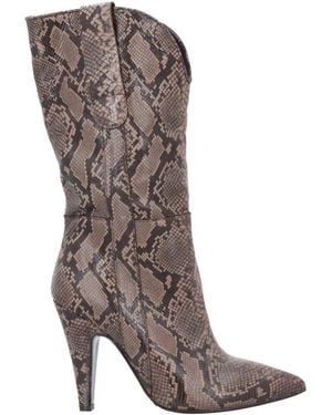 Ahilya Khaki Boot Soft Leather - Brown
