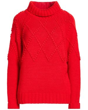 Alysi Turtleneck Wool, Acrylic - Red
