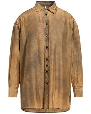 MM6 by Maison Margiela Shirt Silk - Brown