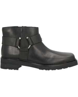Patrizia Pepe Ankle Boots Leather - Black