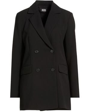 Alpha Studio Blazer Polyester, Elastane - Black