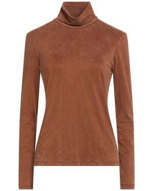 Caractere Camel T-Shirt Cupro, Elastane - Brown