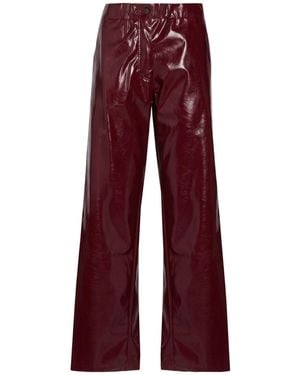 A PAPER KID Pants Polyamide - Red