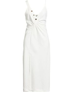 Sandro Midi Dress Polyester - White