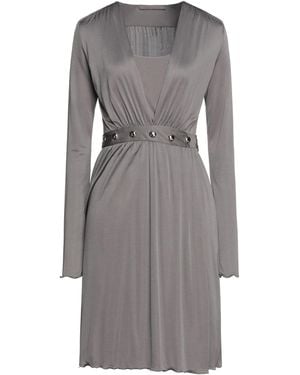 19.70 Nineteen Seventy Mini Dress Acetate, Polyamide - Gray