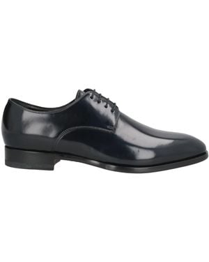Tagliatore Midnight Lace-Up Shoes Calfskin - Black