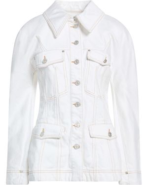 Givenchy Manteau En Jean - Blanc