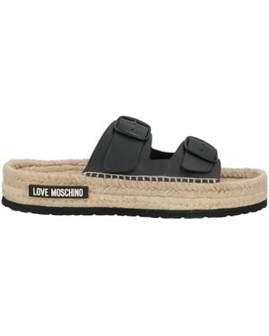 Love Moschino Espadrilles Leather - White