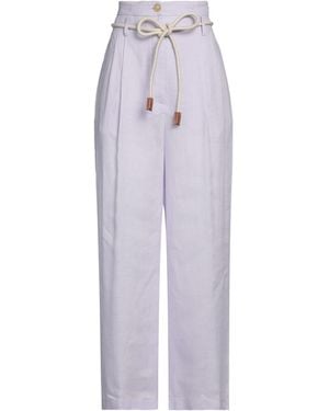 Erika Cavallini Semi Couture Trousers - Purple