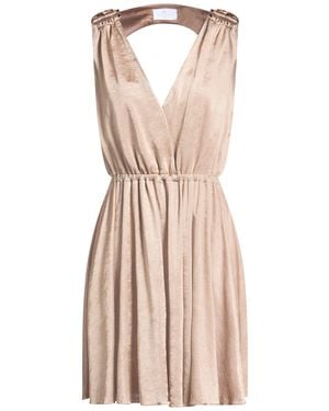 Nenette Sand Mini Dress Polyester - Natural