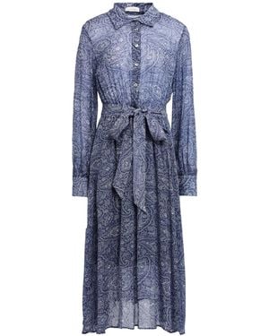 Camicettasnob Midi Dress Viscose - Blue