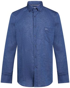 Ice Iceberg Shirt Linen, Cotton - Blue
