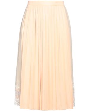 Burberry Midi Skirt - Natural