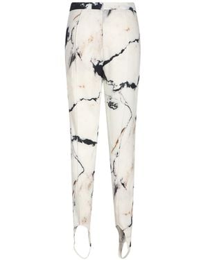 Roberto Cavalli Pants Viscose, Elastane - White