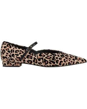 Doop Ballet Flats Leather - White