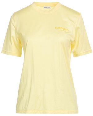 Burberry T-Shirt Cotton, Lyocell - Yellow