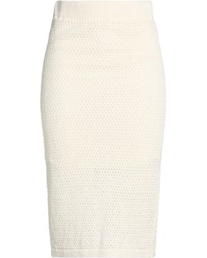 Peserico Midi Skirt Linen, Cotton - White