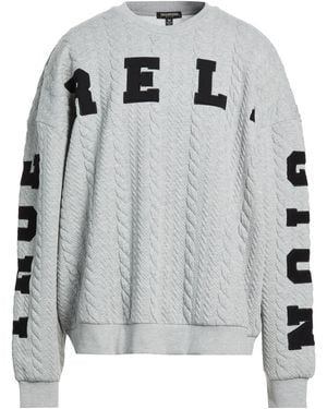 TRUE RELIGION Light Sweatshirt Polyester, Cotton, Elastane - Grey