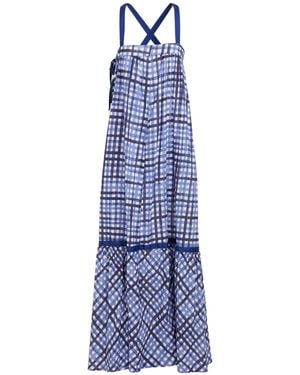 Semicouture Maxi-Kleid - Blau