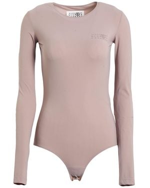 MM6 by Maison Margiela Bodysuit Polyamide, Elastane - Pink